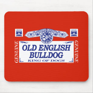 Alte englische Bulldogge Mousepad