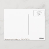 Alte englische Land-Hütten-Postkarten Postkarte (Rückseite)