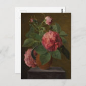 Alte englische Rose - Jan Frans van Dael Postkarte (Vorne/Hinten)