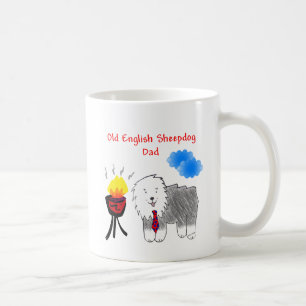 Alte englische Schäferhund-Vater-Tasse Kaffeetasse