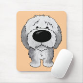 Alte englische Schäferhunde - große Nase und Mousepad (Mit Mouse)