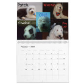 Alte englische Schäferhunde Kalender (Feb 2026)