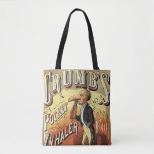 Alte Etikettenkunst, Crumb's Taschen-Asthma-Inhala Tasche