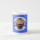 Alte Eule Kaffee/Tee Tasse (Vorderseite)