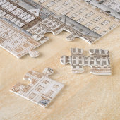 Alte europäische Gebäude Puzzle (Seite)