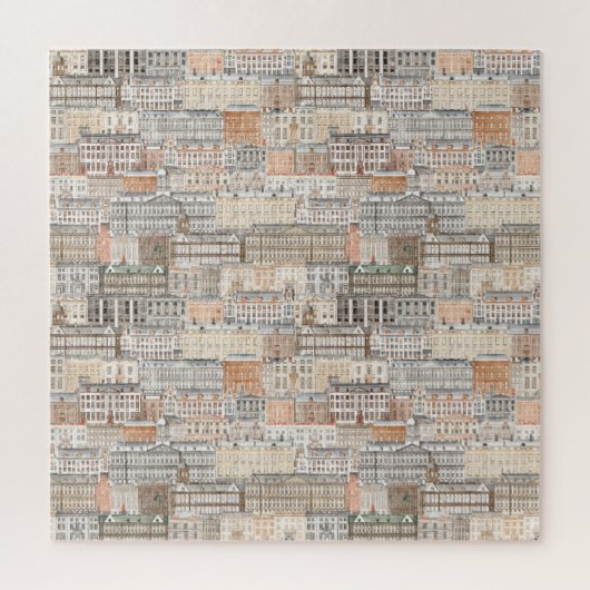 Alte europäische Gebäude Puzzle (Vertikal)