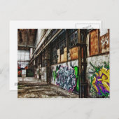 alte Fabrik Postkarte (Vorne/Hinten)