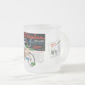 Alte Fahrradwerbung Mattglastasse (VorderseiteRechts)