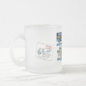 Alte Fahrradwerbung Mattglastasse (Links)