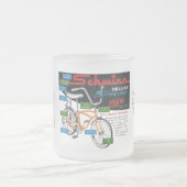 Alte Fahrradwerbung Mattglastasse (Mittel)