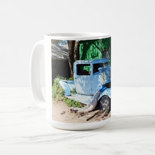 Alte Fahrzeugroute 66 Kaffeetasse (Vorderseite Links)