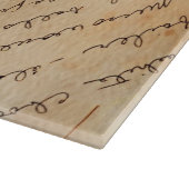 Alte Familien-Rezepte Schneidebrett (Ecke)