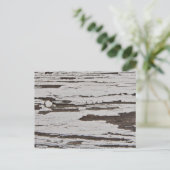 Alte Farbe aus Holz Postkarte (Stehend Vorderseite)