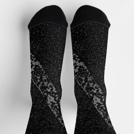 Alte Farbe Linie Grauasphaltsstraße Socken (Oben)