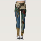 Alte Farben alter Kunst in Leggings (Vorderseite)