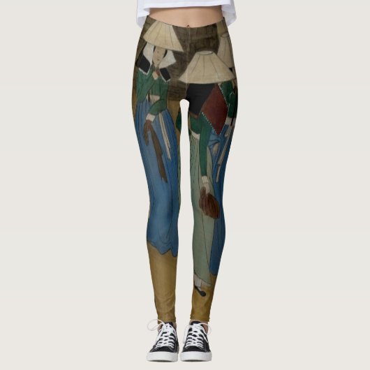 Alte Farben alter Kunst in Leggings (Vorderseite)