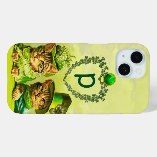 ALTE FASHION ST.PATRICK'S DAKATS HERZMONOGRAM Case-Mate iPhone HÜLLE (Rückseite (Horizontal))