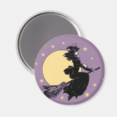 Alte Fashonhexe Magnet (Vorderseite/Rückseite)