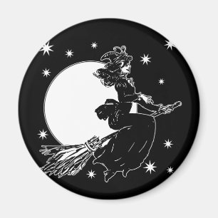 Alte Fashonhexe Magnet