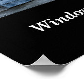 Alte Fenster des historischen St. Augustine, Flori Poster (Ecke)