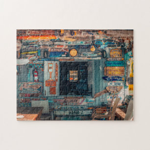 Alte Ferienhütte Bahamas Puzzle