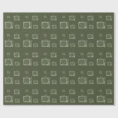 alte Fernseher Geschenkpapier (Flach)