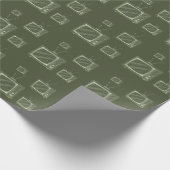 alte Fernseher Geschenkpapier (Ecke)