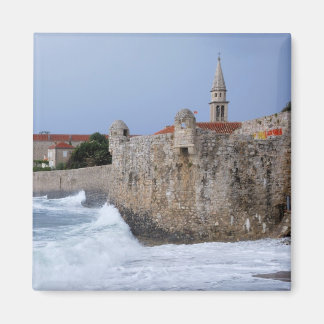 Alte Festung Budva in Montenegro Platz Magnet