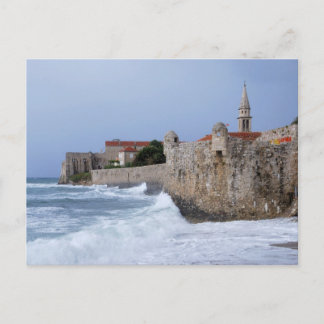 Alte Festung Budva in Montenegro Postkarte