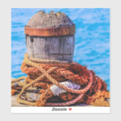 Alte Festungsbollard Aufkleber (Blatt)