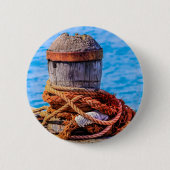 Alte Festungsbollard Button (Vorderseite)