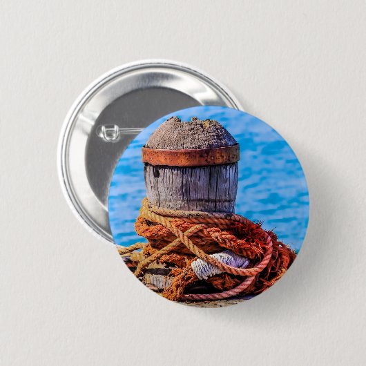 Alte Festungsbollard Button (Vorne & Hinten)