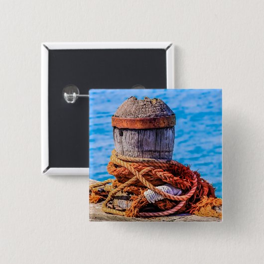 Alte Festungsbollard Button (Vorne & Hinten)