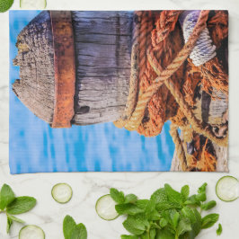 Alte Festungsbollard Geschirrtuch