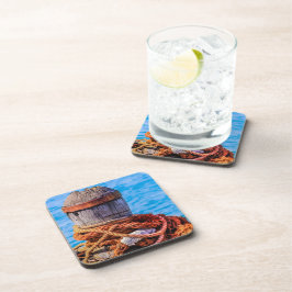 Alte Festungsbollard Getränkeuntersetzer