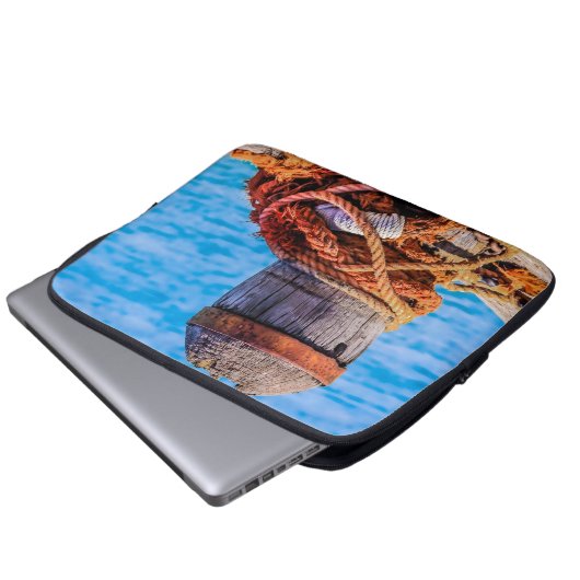 Alte Festungsbollard Laptopschutzhülle (Vorne Knopf)