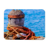 Alte Festungsbollard Magnet (Horizontal)