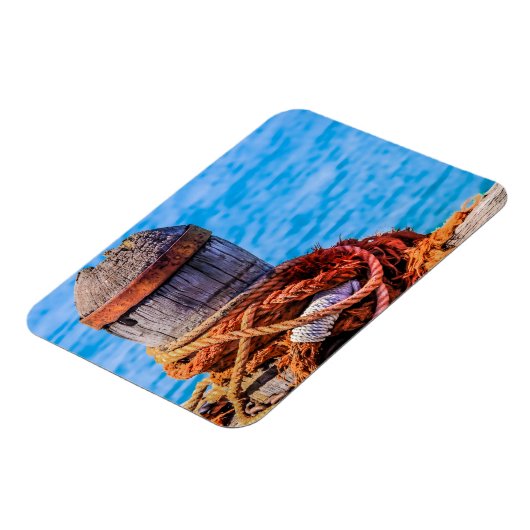 Alte Festungsbollard Magnet (Linke Seite)