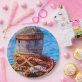 Alte Festungsbollard Pappteller (Party)