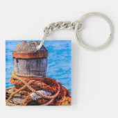 Alte Festungsbollard Schlüsselanhänger (Rückseite)