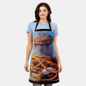 Alte Festungsbollard Schürze (Getragen)