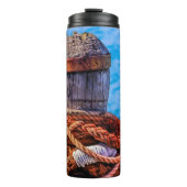 Alte Festungsbollard Thermosbecher (Vorderseite)