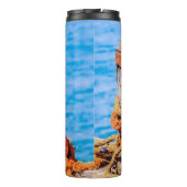 Alte Festungsbollard Thermosbecher (Rückseite)