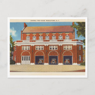Alte Feuerwache Central Fire House Middleton Postkarte
