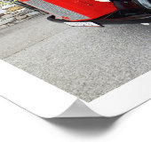 Alte Feuerwehr Poster (Ecke)