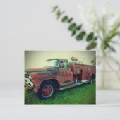 Alte Feuerwehr Postkarte (Stehend Vorderseite)