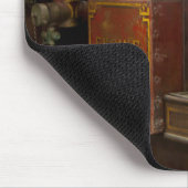 Alte Feuerwehrdrehleiter Mousepad (Ecke)