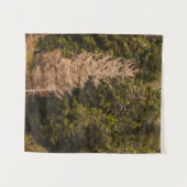 Alte Fichtenbaum stehend stolz Wandteppich (Vorderseite (Horizontal))