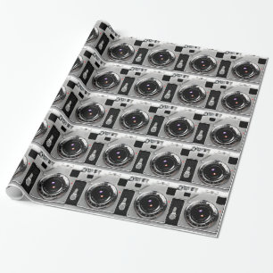 Alte Film Kamera Geschenkpapier