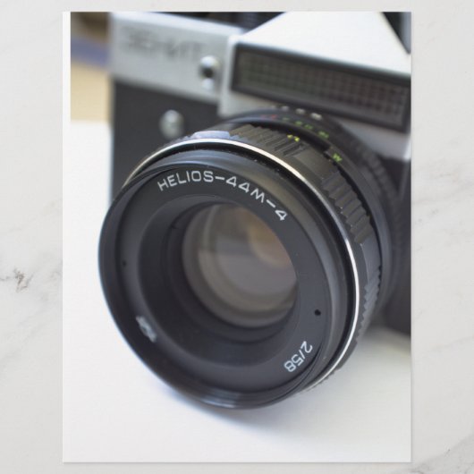 Alte Filmkamera Flyer (Vorne)